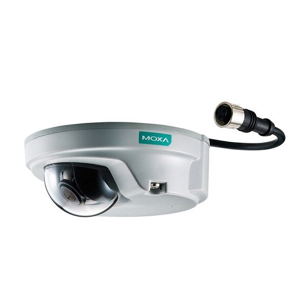 En50155, HD, Cmpct IpCam, 1 Mic, Poe, 3.6Mm, VPrt P06-1Mp-M12-Mic-Cam36-Ct-T, Moxa, Mfr#: VPort P06-1MP-M12-MIC-CAM36-CT-T